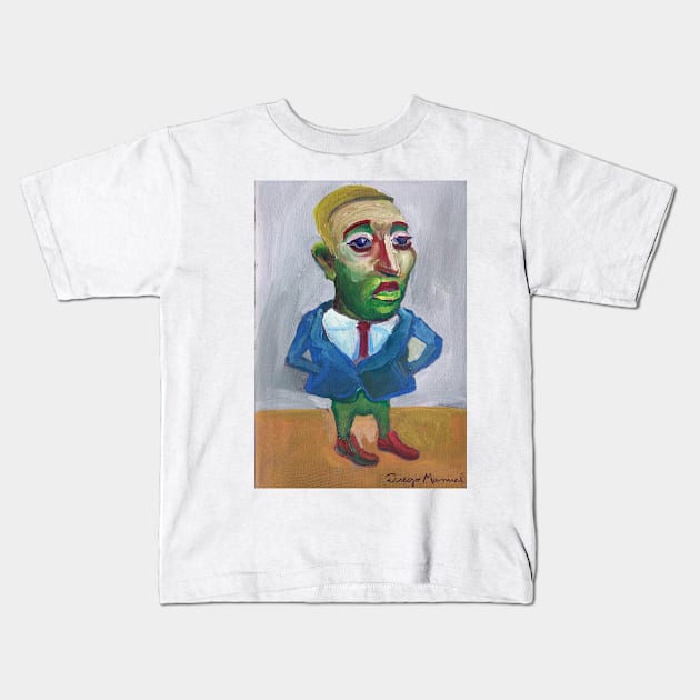 The employee, people from the neighborhood Kids T-Shirt by diegomanuel